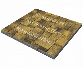 Тротуарная плитка Выбор Мюнхен Б.2. Фсм.6 60 мм Листопад гранит Янтарь