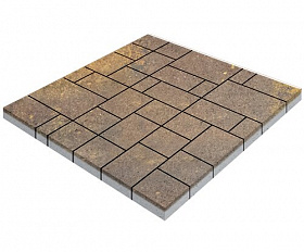 Тротуарная плитка Artstein Инсбрук Альпен 60 мм Color Mix Тоскана