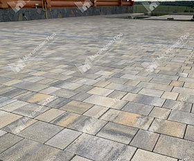 Тротуарная плитка Выбор Старый город Искусственный камень 1Ф.6 60 мм. Базальт