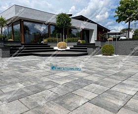 Тротуарная плитка Антара Выбор Искусственный камень Б.1.АН.6 60 мм. Шунгит