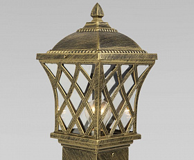 Уличный светильник Elektrostandard Cassiopeya F IP44 GL 1018F черное золото