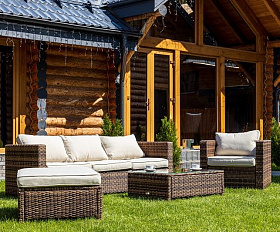 Комплект мебели Grand Vicky Royal Family из искусственного ротанга, цвет коричневый