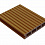 Террасная доска MasterDeck Classic 140мм*26мм узкий + широкий вельвет, цвет Орегон