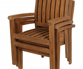 Комплект обеденной мебели Circus- Lerum 6 Brafritid набор натуральный, тик