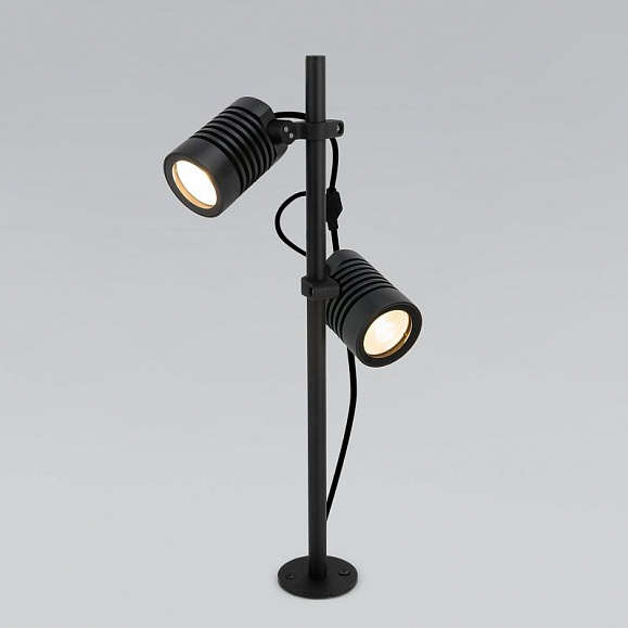 Уличный светильник Elektrostandard Landscape/2 041 FL LED черный фото 2