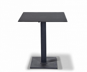 Каффе интерьерный стол из HPL квадратный 80х80см, цвет серый гранит