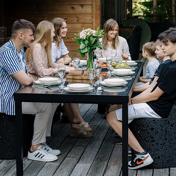 Стол Vitgarden Mirage Table 260 из базальта, цвет черный фото 2