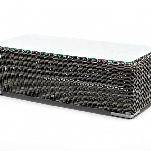 Боно журнальный столик из искусственного ротанга, цвет графит фото 1