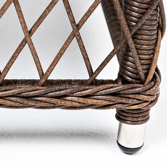 Гранд Латте стол журнальный из искусственного ротанга, цвет коричневый фото 7