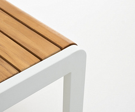 Комплект кофейных столов из алюминия MAYA белый Joygarden