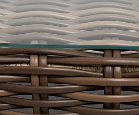 Палермо журнальный столик из искусственного ротанга, цвет соломенный