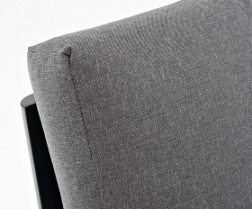 Париж модуль диванный алюминиевый центральный, цвет серый