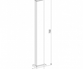 Уличный светильник Elektrostandard Flat IP54 1538 TECHNO LED серый