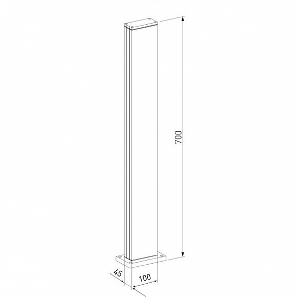 Уличный светильник Elektrostandard Flat IP54 1538 TECHNO LED серый фото 5