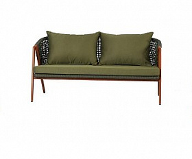 Комплект Амстердам 4SIS садовый для лаунж-зоны, цвет зеленый