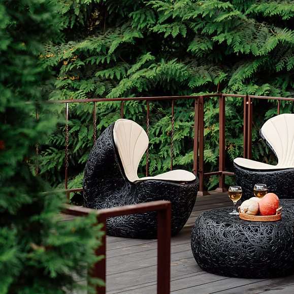 Стол Vitgarden Puzzle Table из базальта, цвет черный фото 2