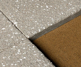 Тротуарная плитка 342 Механический завод Квадрат 500х500х40 мм дробеструйная с мраморной крошкой цвет Серый