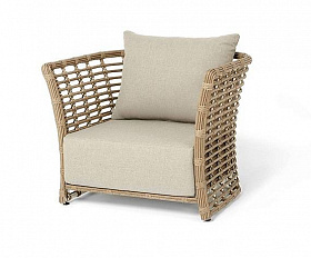 Кресло Валенсия 4SIS из искусственного ротанга, цвет соломенный