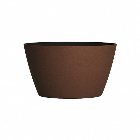 Кашпо Concretika Боул D80H45 Браун 050 3020 фото 2