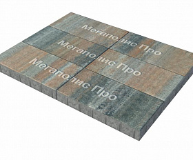 Тротуарная плитка Выбор Прямоугольник Б.5.П.10 600х300х100 мм Листопад Клен