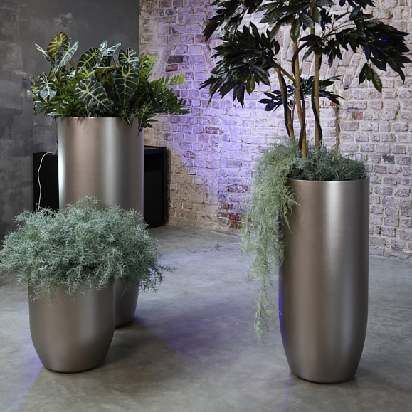 Кашпо Concretika Йар D46H110 Шампань фото 4