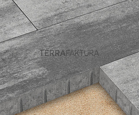 Тротуарная плитка Terrafaktura Лонго 900x300x80 мм Тихие сумерки