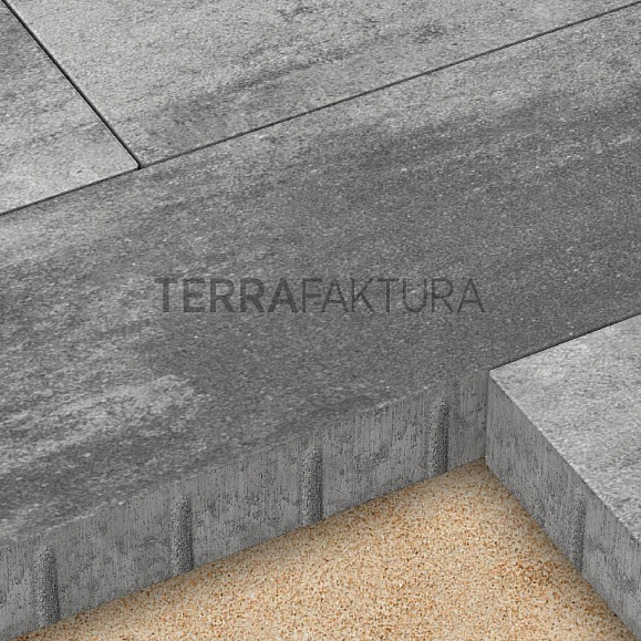 Тротуарная плитка Terrafaktura Лонго 900x300x80 мм Тихие сумерки фото 3