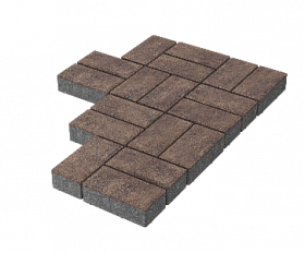 Брусчатка Stellard 200x100x80 мм Мокко