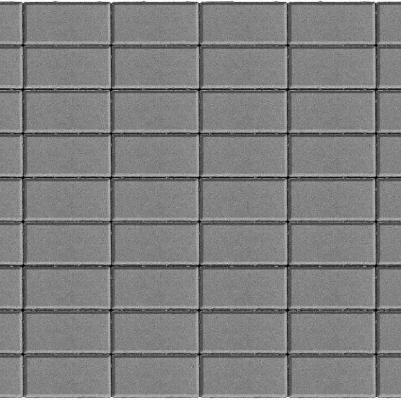 Брусчатка Прямоугольник 100х200х60 мм - Braer серый фото 1