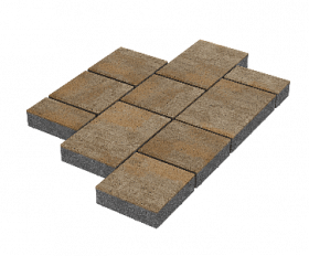 Тротуарная плитка Stellard Мозаика 60 мм Голден