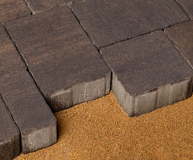 Тротуарная плитка 342 Механический завод Бавария ColorMix 60мм Арабика