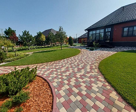 Тротуарная плитка Инсбрук Альт 40 мм Красный