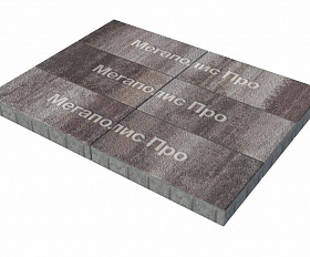 Тротуарная плитка Выбор Прямоугольник Б.5.П.8 600х300х80 мм Листопад Гранит Хаски