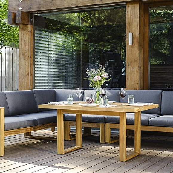 Софа BOOKA 2-х местная с правым подлокотником из акации Joygarden фото 6