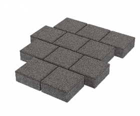 Тротуарная плитка Stellard Квадрат 200х200х60 мм Дымчатый кварц