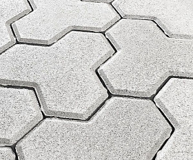 Тротуарная плитка Koldiz Трилистник 100 мм Моно Белый