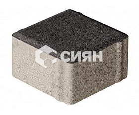 Тротуарная плитка Сиян Квадрат П20-6 60 мм Черный