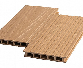 Террасная доска Экодэк Брайт Макс Кантри 3D, цвет Дуб