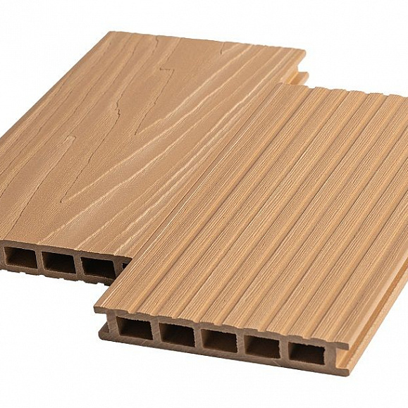 Террасная доска Экодэк Брайт Макс Кантри 3D, цвет Дуб фото 1