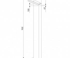 Уличный светильник Elektrostandard Sensor IP54 1542 TECHNO LED серый