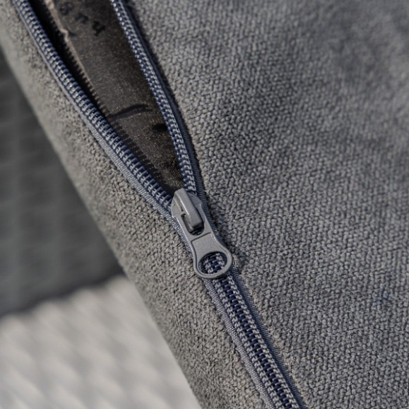 Диван двухместный Lana Royal Family из пластика, цвет светло-серый фото 3