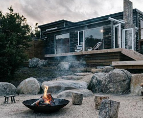 Костровая чаша чугунная Concretika Premium A100, толщина 15 мм