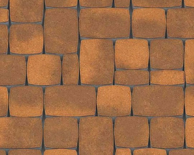 Тротуарная плитка Каменный Век Классико Модерн ColorMix 60 мм Коричнево-оранжевый
