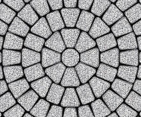 Тротуарный камень Выбор Классико Б.2.КО.6 60 мм Стоунмикс Бело-черный