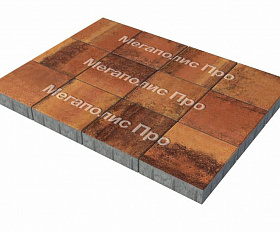 Тротуарные плиты Выбор Квадрум В.1.К.10 300х300х100 мм Листопад Саванна