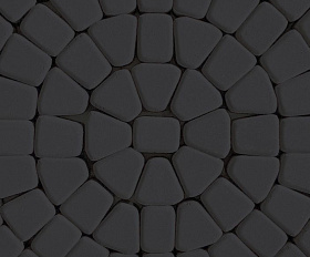 Тротуарная плитка 342 механический завод Классика круговая 60мм Черный