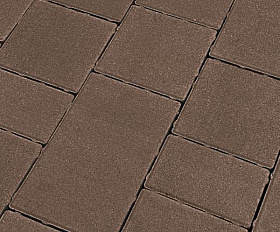 Тротуарная плитка Koldiz Новый Город 60 мм Моно Коричневый