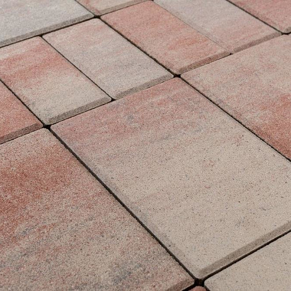 Тротуарная плитка Braer Мозайка, 60 мм. Фламинго фото 3