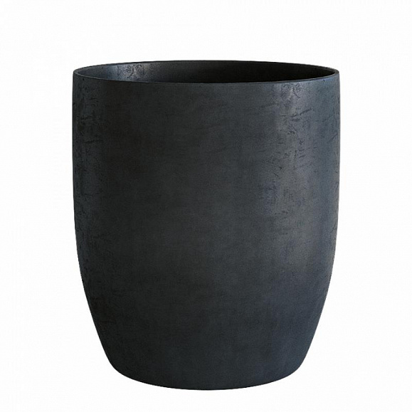 Кашпо Concretika Vase3 D90 H95 Charcoal фото 1