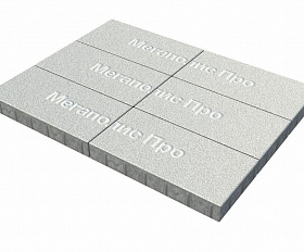 Тротуарная плитка Выбор Прямоугольник Б.5.П.8 600х300х80 мм Стоунмикс Белый